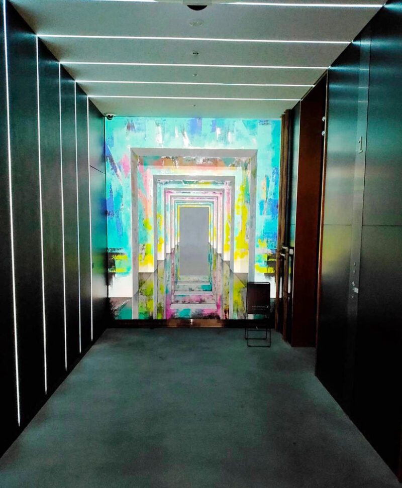 アロフト東京銀座エレベーターホール